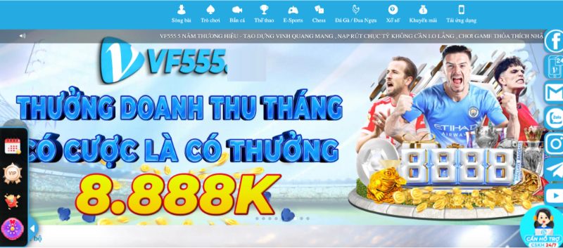 Lý do Casino trực tuyến VF555 được yêu thích