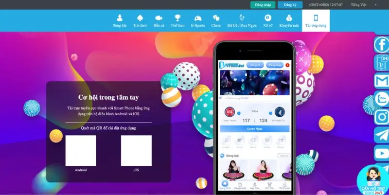 Hướng dẫn tải app VF555