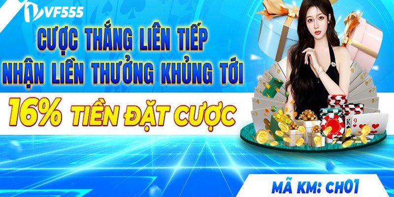 Thưởng 16% giá trị cho hội viên thắng Chess liên tiếp